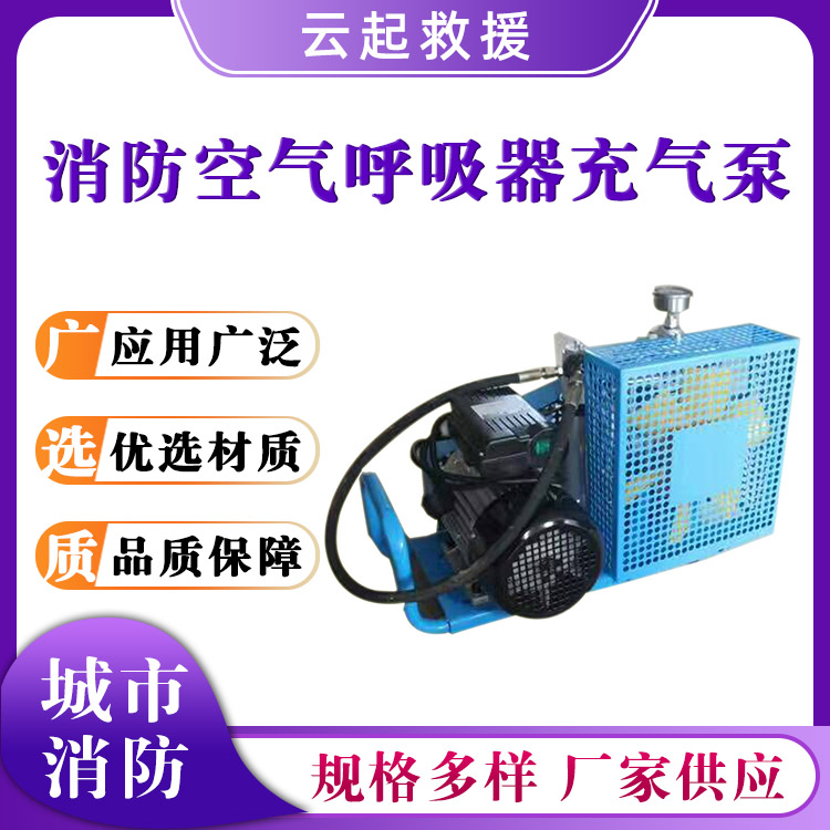 正压式消防空气呼吸器充气泵高压空气压缩机空气充填泵