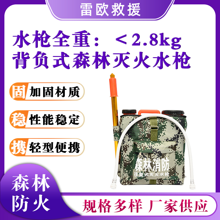 背负式森林灭火水枪背桶款往复式灭火机高扬程大容量灭火机
